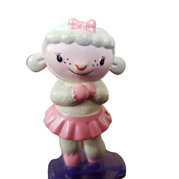 Disney Junior Doc McStuffins Toy Lambie PVC Figure Just Play GUC - Picture 3 of 5